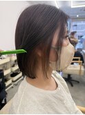 インナーカラーボブ