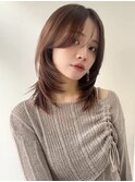 ミディアムレイヤーカット
