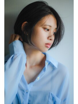 ボブ　髪質改善／白髪改善／白髪ぼかし／脱白髪染め