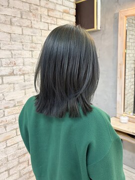 ヘアーアートシフォン 川口東口店(hair art chiffon) ダークアッシュ/似合わせカット/ミディアムレイヤーカット