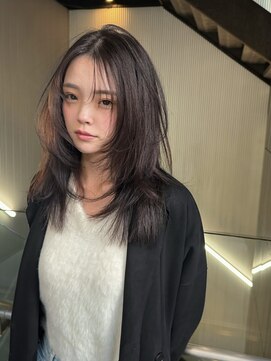 アマテラスゼロ 新宿(AMATELAS zero) 大人レイヤースタイル/上品なグレージュ/グレージュ
