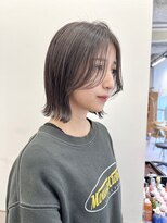 ロット 横浜(lot)&nbsp;イメチェン×ミディアムレイヤーカット×ピンクベージュ横浜駅
