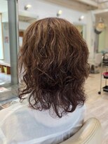ヘア アンド ブライダル ノア(hair&bridal noah)&nbsp;ゆるウェーブミディアムレイヤー抜け感ラフ感パーマ