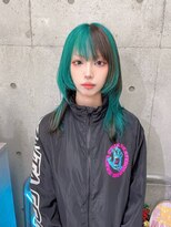 インク 渋谷(INK.)&nbsp;ミルクティーブロンドニュアンスウルフワンホンレイヤー渋谷