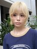 【色落ちまで綺麗!】カット+ケアブリーチカラー+クイックTR ¥18150~