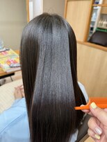 フレイムス ヘアアンドリラックス 吉川店(Frames hair&relax)&nbsp;艶感たっぷりストレート