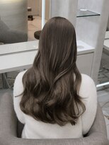 アロン(ALLON) ブリーチなしダブルカラーで叶えるオリーブベージュ
