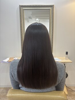 オモイ(omoi)の写真/髪質改善カラー×プラチナトリートメントで、カラーするたび美髪へ。