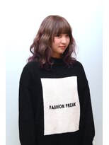 パッチ ヘアー(PATCH HAIR)&nbsp;グレージュ×パープル