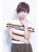 ミエル ヘア 新宿(miel hair)&nbsp;【mielhair新宿】パーマでくしゅっと♪褒められショート☆