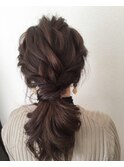ヘアアレンジ♪マットブラウン