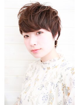 オーシャン(Ocean) [OCEAN Hair&Life]大人可愛い☆マニッシュショート☆毛先パーマ