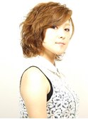 外国人風パーマスタイルで決まるクールショート[下北沢]