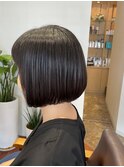 【navy hair design 楠見雄司】前下がりボブ×重め