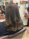 フォギーベージュ/外国人風/ヘアケア/カット/ナチュラル