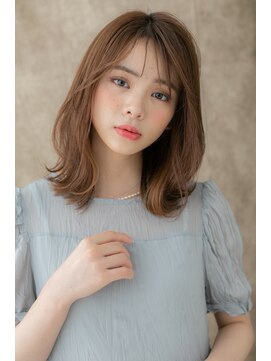 カバーヘア ブリス 上尾西口店(COVER HAIR bliss) 流れるレイヤーフェザーバングアンニュイヘアY上尾20代30代40代