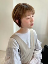 シータ(sheta)&nbsp;【表参道sheta/中澤】マッシュショートカーキグレージュボブ