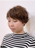 大人女性向けショートパーマ×ソフト2ブロック【Rotohair】