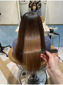 ★酸性ストレートでブリーチ毛でも艶々美髪★
