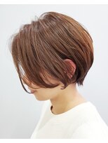 エイム ヘアメイク 横川店(eim HAIR MAKE)&nbsp;丸みショート×バイオレットベージュ
