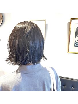 アルマヘアー(Alma hair by murasaki) ◎ボブスタイルのダークブルーカラー◎