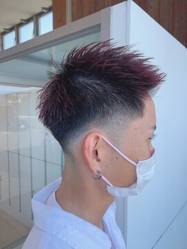 ボスコレクション(BOSS COLLECTION) フェード x ワインレッド