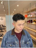 フェードスパイラル波巻きパーマ