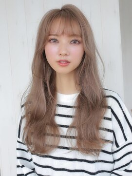 アグ ヘアー レリー 勝田台店(Agu hair lelie) 《Agu hair》ハイトーン×ミストバングで最旬トレンドロング