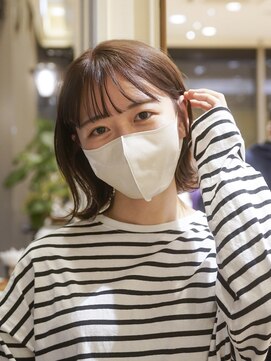 ビュートリアム 梅田(BEAUTRIUM) オン眉/前髪/外ハネボブ/ぱつっとボブ/ベージュ/梅田/茶屋町