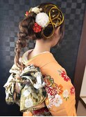 金剛店【ルーズな編み込み・編みおろし】大人ハイライトも人気◎
