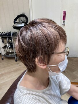 カシータ ヘア リゾート イオンモール熱田店(Casita hair resort) ベリーショート×ハイトーン×ハイライト×メリハリショート