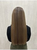 ハイライト×艶髪ストレート