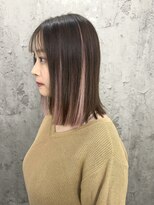 ルーツアイリー 心斎橋(ROOTS IRIE)&nbsp;インナーエクステ/ポイントエクステ /イヤリングエクステ/ピンク