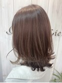 【岡町/インナーカラー】アッシュベージュ/グレージュ