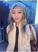 ハイトーン　ケアブリーチ　デザインカラー　ポイントブリーチ