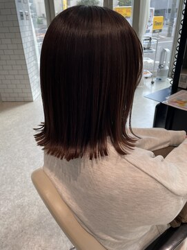 ヘアーアンドスパ フェリーチェ ミチ 野田屋町店(HAIR&SPA felice MICHI) 【feliceMICHI 豊田希美】切りっぱなしボブ