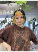 ショートボブ/インナーカラー［ハイトーンカラー/デザインカラー
