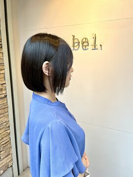 ベルプロッドバイアルター 千葉(bel. prod by aL-ter) 前下がりボブ　前髪/アンブレラカラー/こなれミディ/村田［千葉