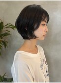 【清水】ボブレイヤーショートボブ似合わせカット