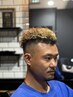 カット＋シェービング＋ツイストパーマ