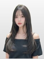 プティ(PUTY)&nbsp;神戸三宮　韓国レイヤーカット　顔まわりカット