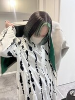 エルメトーキョーバイユアーズ(L'me TOKYO by youres)&nbsp;face framing × green/フェイスフレーミング