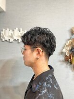 グリードヘア(GREED HAIR)&nbsp;アップバング×ニュアンスパーマ