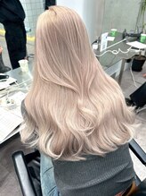 サンクマーケット 渋谷(cinq MARKET) 渋谷ミルクティーベージュハイトーンカラーヘーゼルベージュ30代