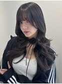 ハッシュカット/くびれヘア/ロングレイヤー/韓国ヘア