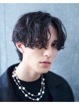 ワンズナゴヤ 名古屋栄店(ONE's NAGOYA) スペインカールスパイキーショートブルーブラックフェザーパーマ