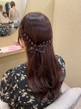 ランリ 金山 名古屋(Ranri) 【編み込みアレンジ】 金山/名古屋/ヘアセット
