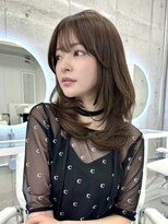 アイシー 表参道(ICY)&nbsp;大人可愛い韓国ミディアムレイヤーカットワンカール/表参道学割