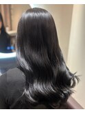 地毛風ブルーブラック