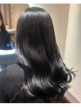 地毛風ブルーブラック